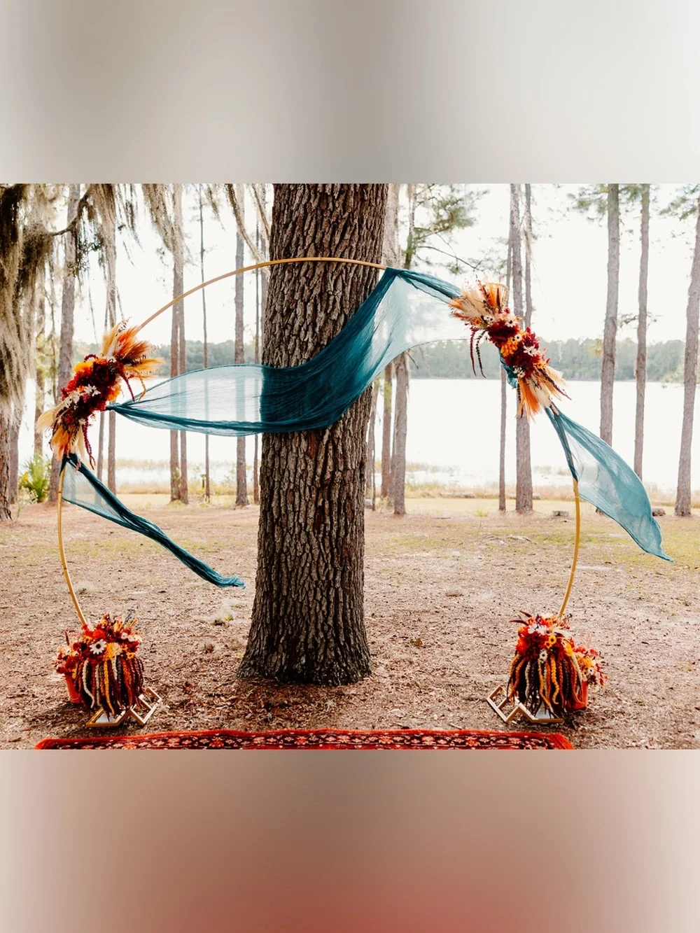 Fall Boho Wedding Faux Floral Arrangement